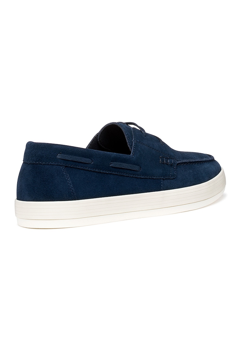 Pantofi loafer de piele intoarsa Avola - Bleumarin
