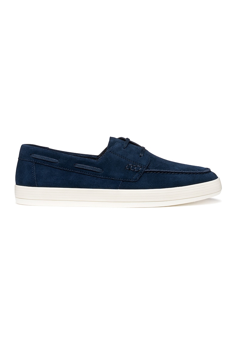Pantofi loafer de piele intoarsa Avola - Bleumarin