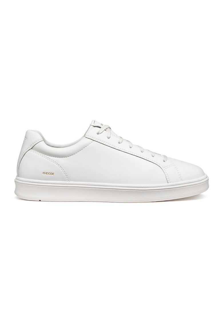 Pantofi sport low-cut din piele - Alb