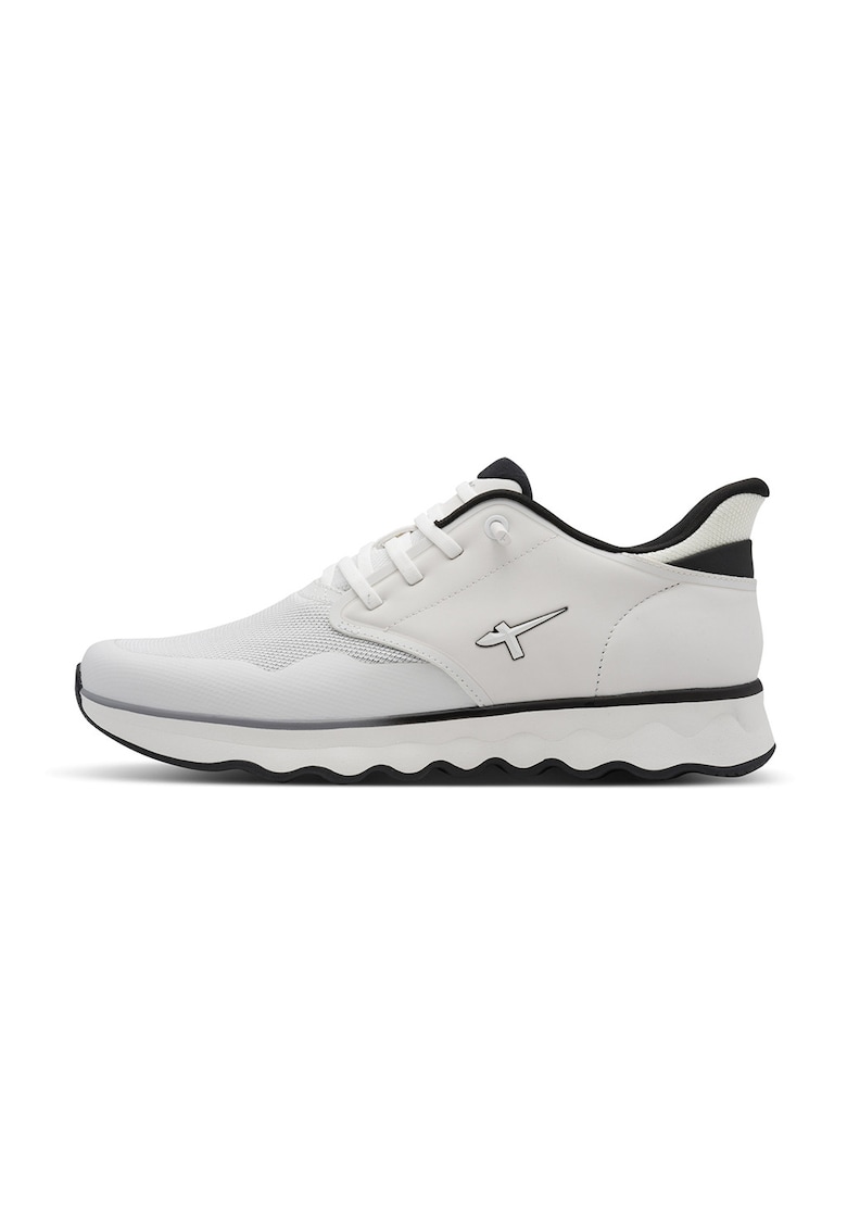 Pantofi sport cu insertii de plasa - Alb murdar