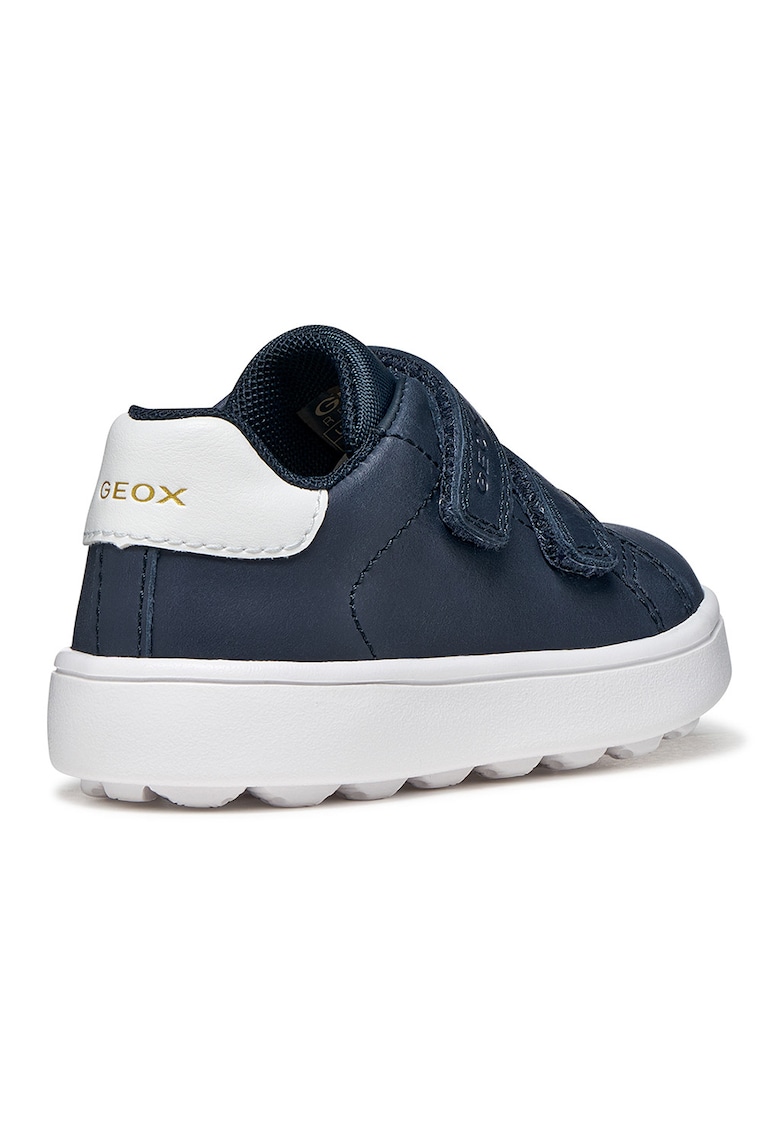 Pantofi sport Minicub de piele si material textil - Bleumarin