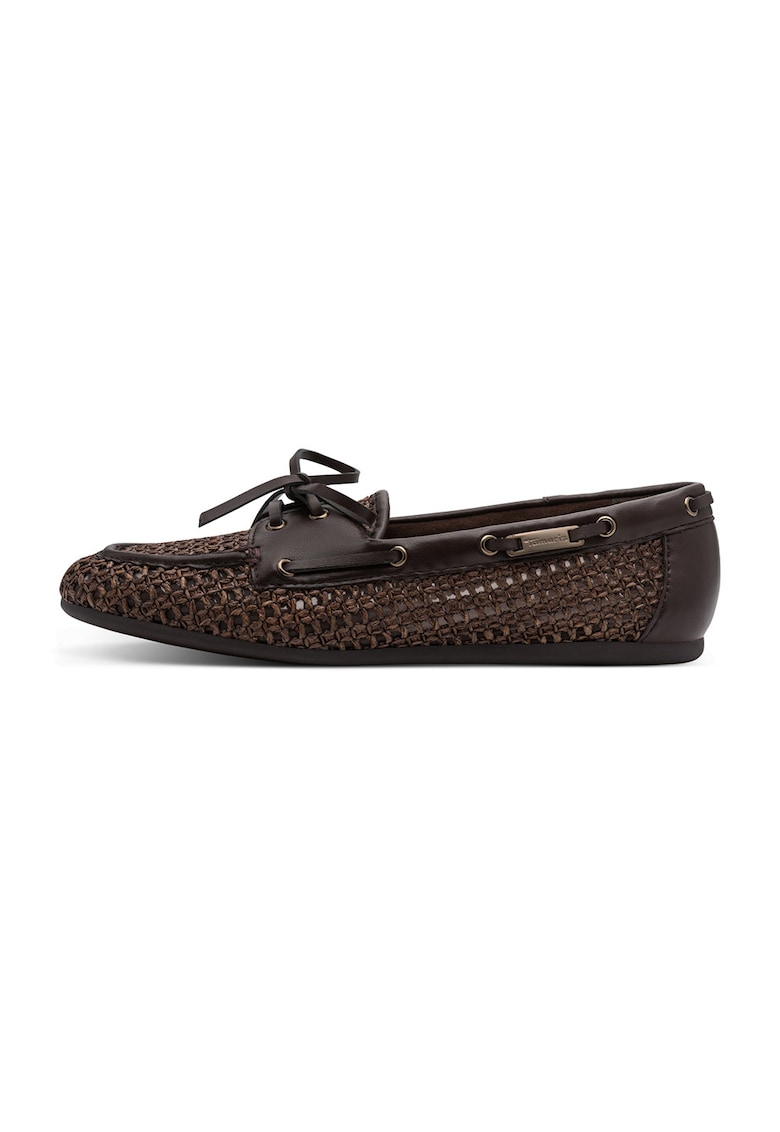 Mocasini cu sireturi Essentials - Maro inchis
