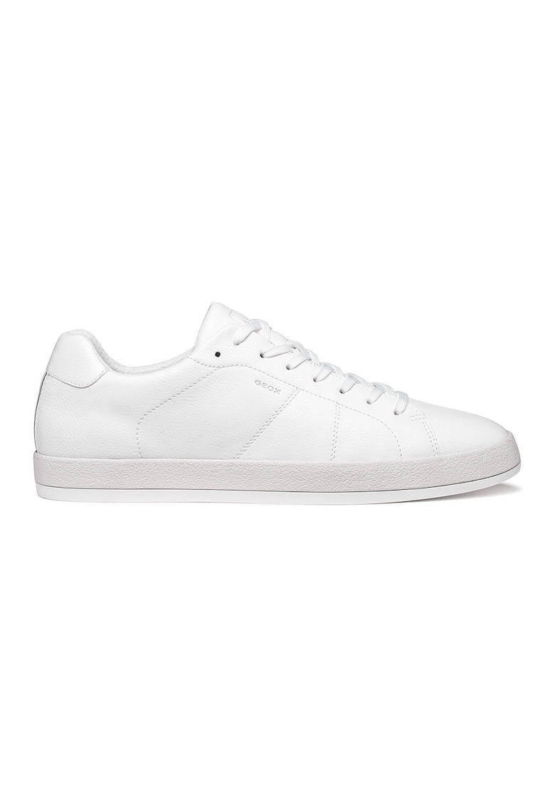 Pantofi sport Serifos din piele ecologica cu logo - Alb optic