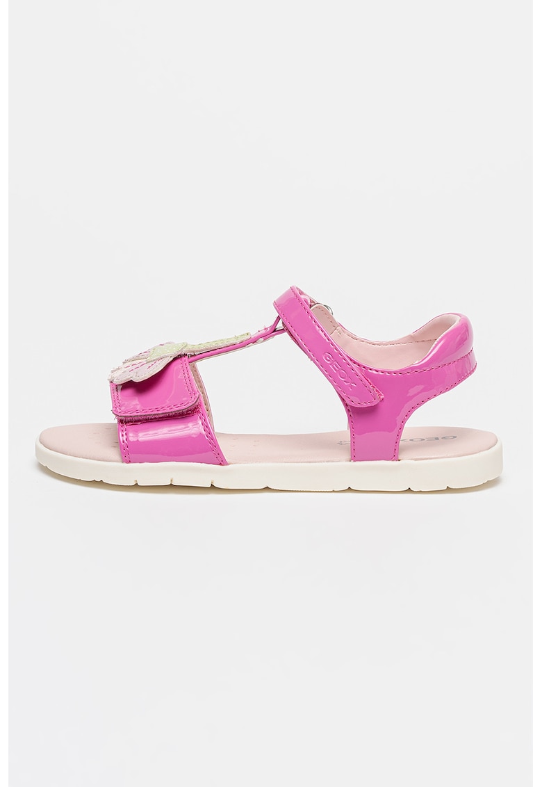 Sandale cu velcro Joyfoot - Fucsia