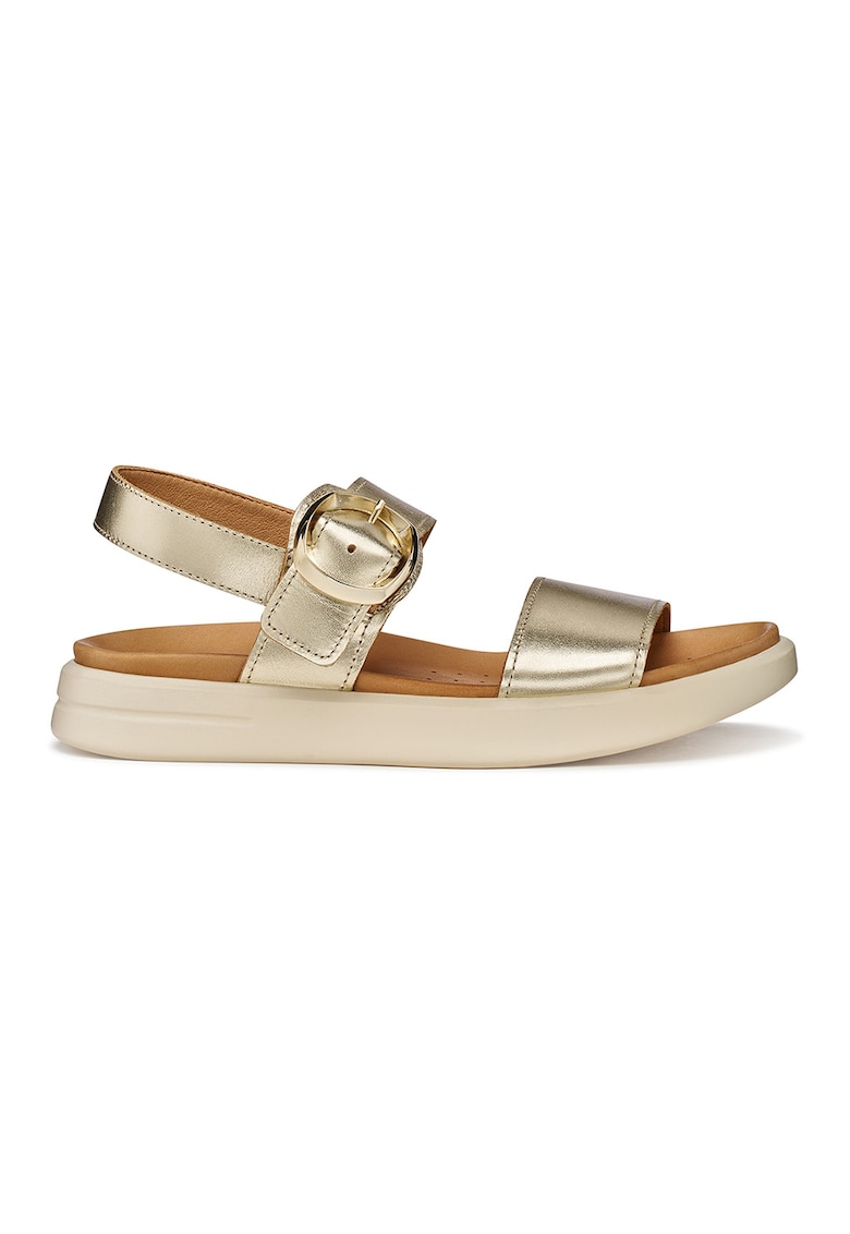Sandale de piele cu catarama Xand 2S - Auriu