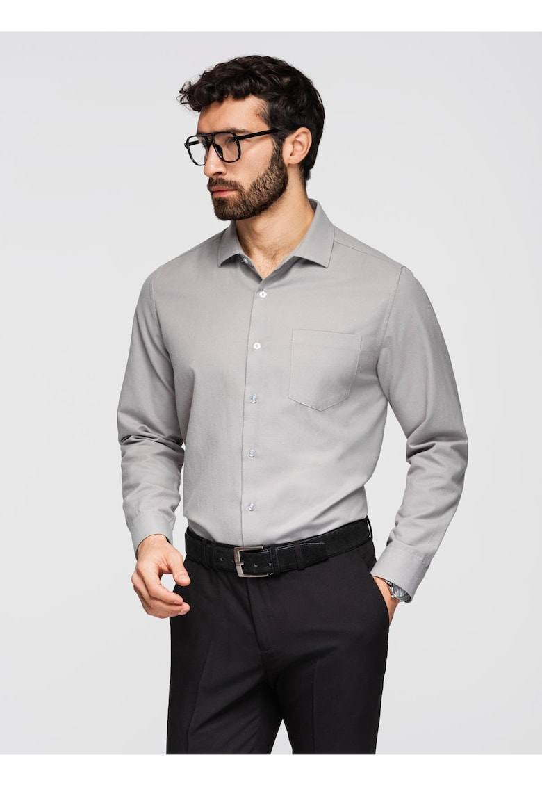 Camasa clasica cu croiala regular fit K694 - Gri