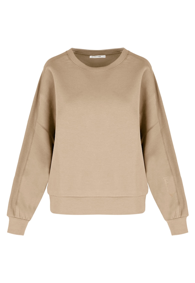 Bluza de trening lejera din amestec din bumbac uni - B-Allure - bej - Bej