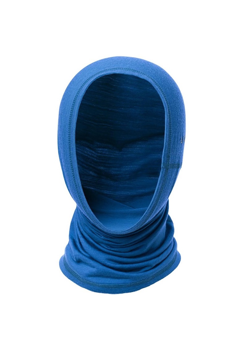 Bandana tubulara merino LightWool - pentru drumetie - Albastru