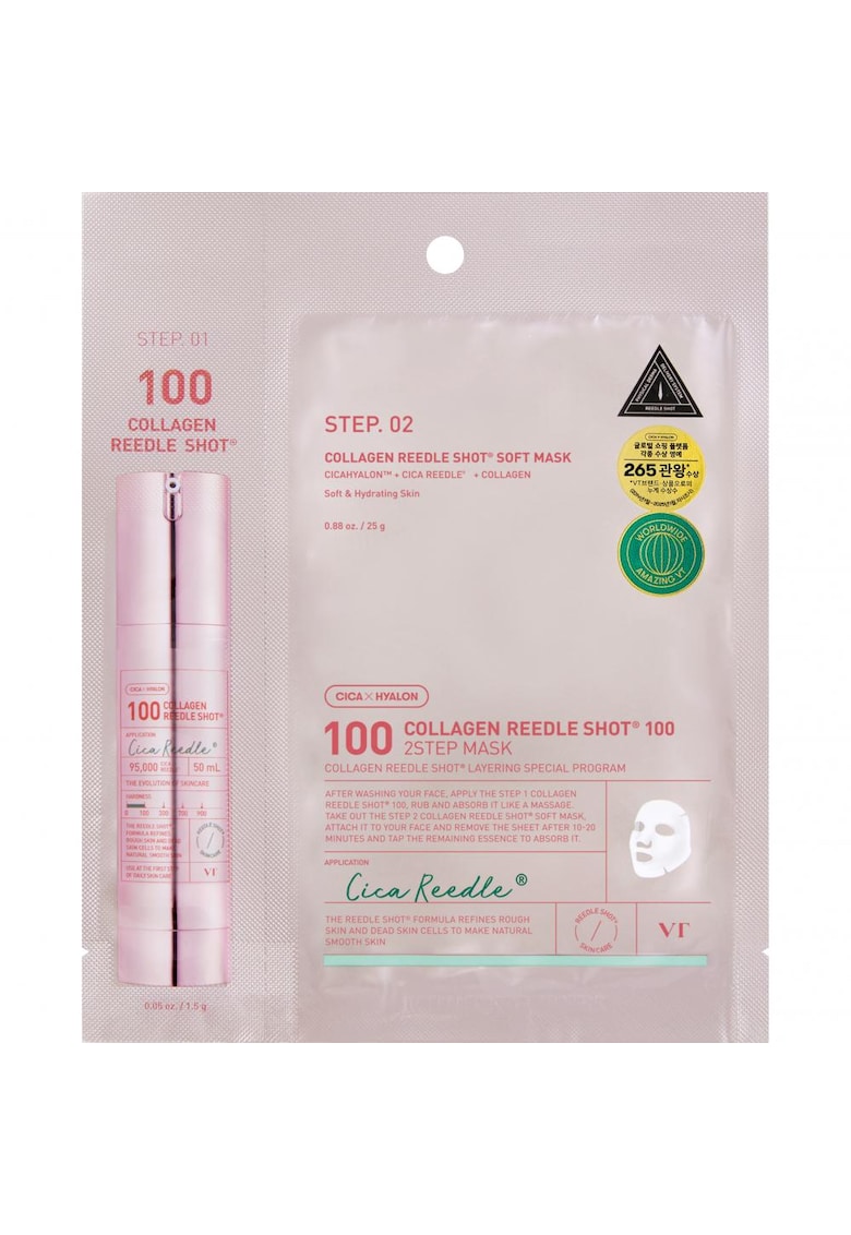 Masca de fata - Collagen Reedle Shot 100 2 step - 25 gr