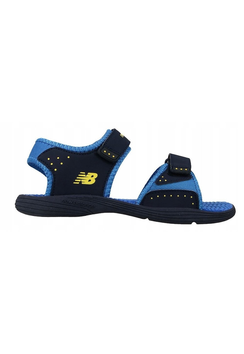 Sandale cu inchidere velcro si detalii logo K2004NBL -