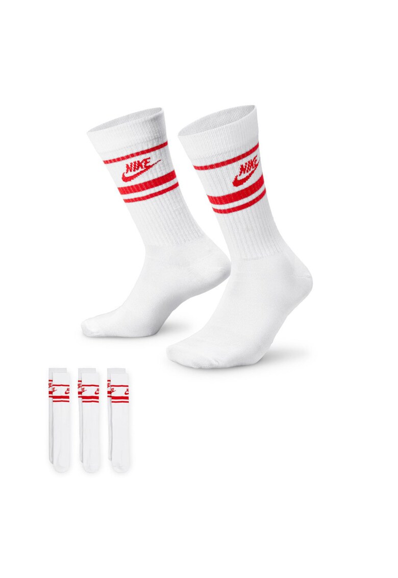 Sosete pentru Femei - everyday essential crew 3pr - 144 stripes - DX5089-102 - S INTL - Alb