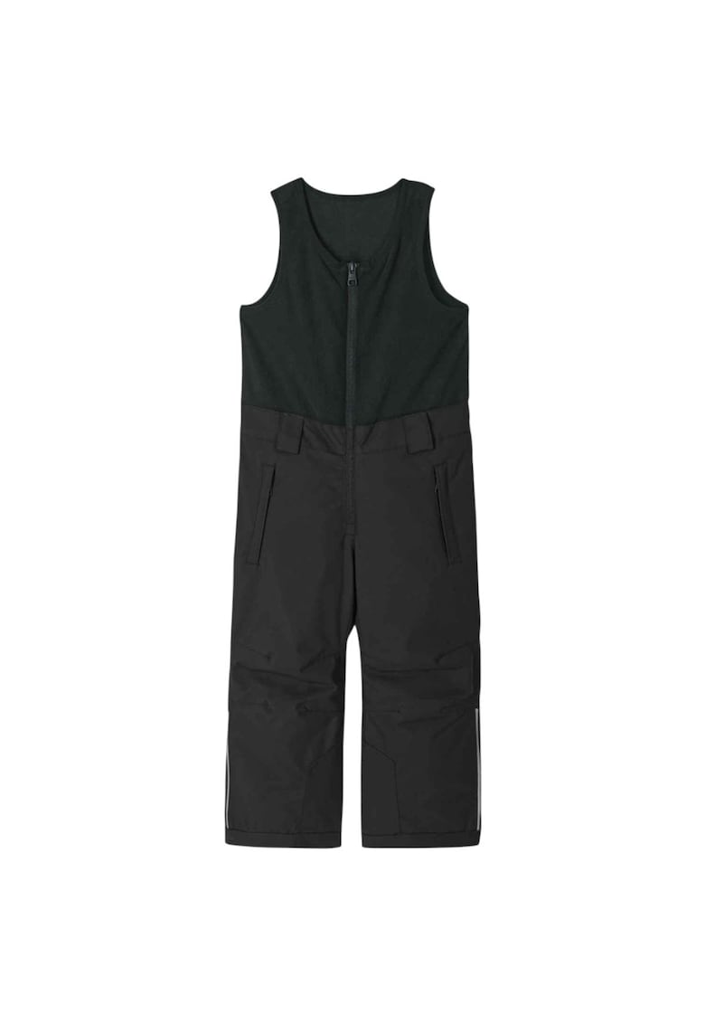 Salopeta schi copii Alppi - impermeabila - material durabil - negru -