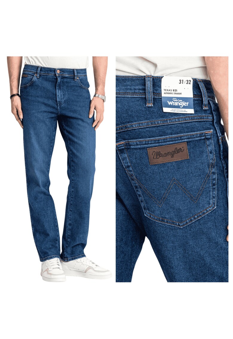 Blugi Albastri Barbati Texas - Albastru
