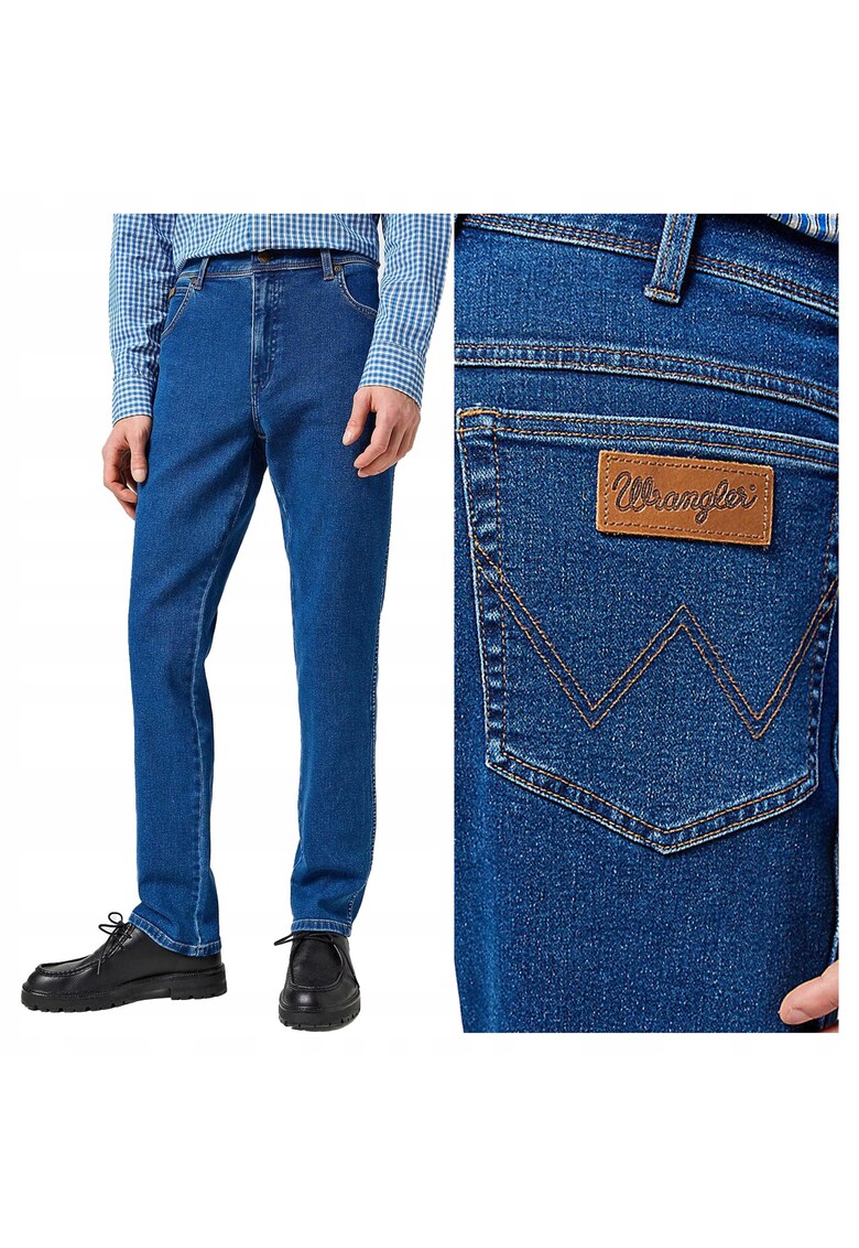 Blugi Barbati Texas Slim Albastru - Albastru