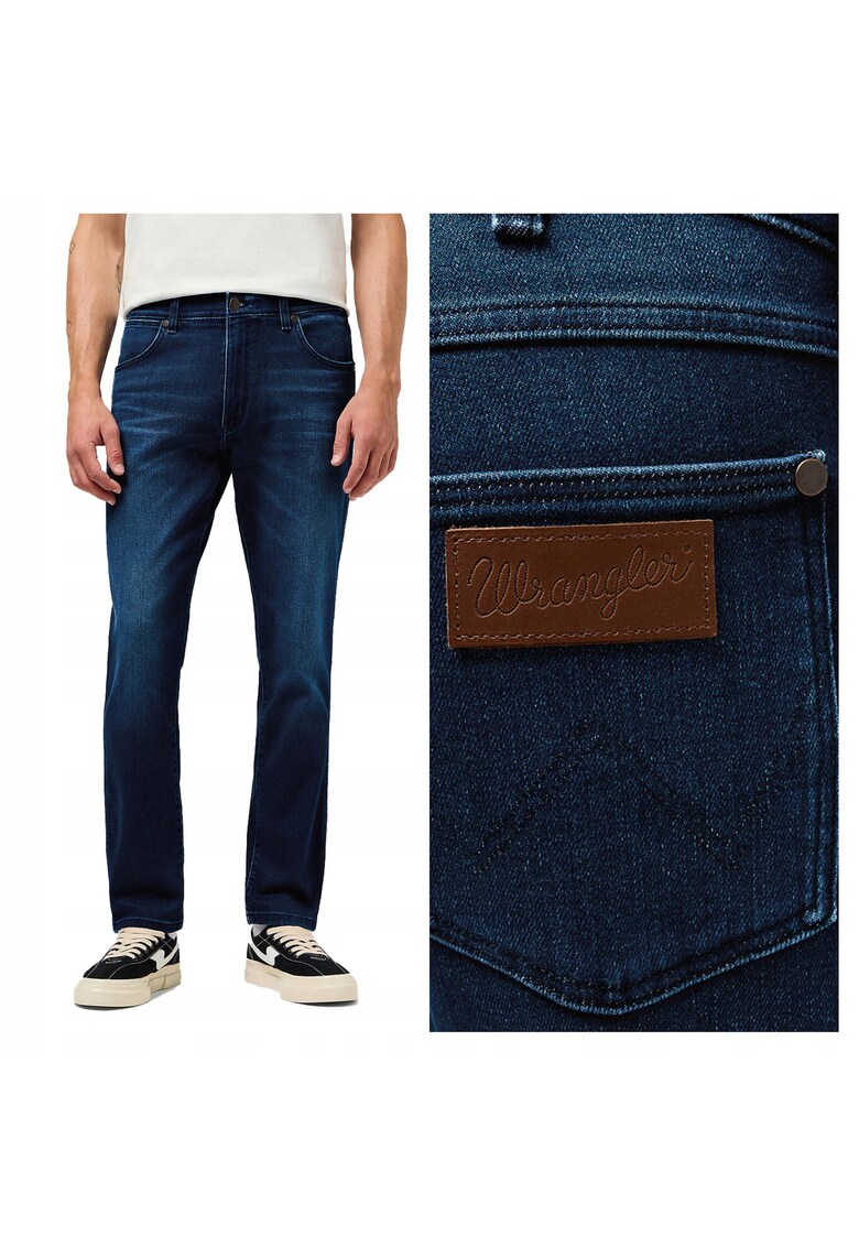 Blugi Barbati - Larston - Slim Fit - Talie Joasa - Fermoar - Lungi - 5 Buzunare - Bumbac - W30 L32 - Albastru