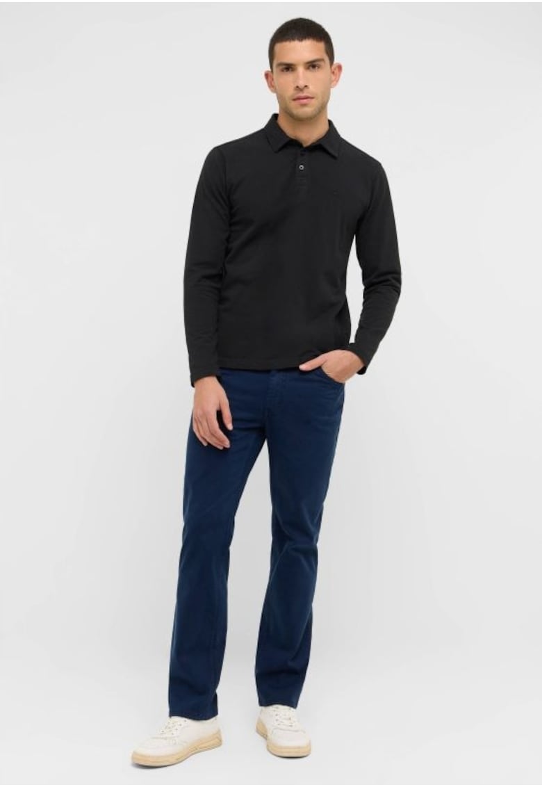 Blugi Barbati - Tramper Straight - Straight Fit - Talie Medie - Lungi - Fermoar - 5 Buzunare - Bumbac - W33-L32 US - Albastru