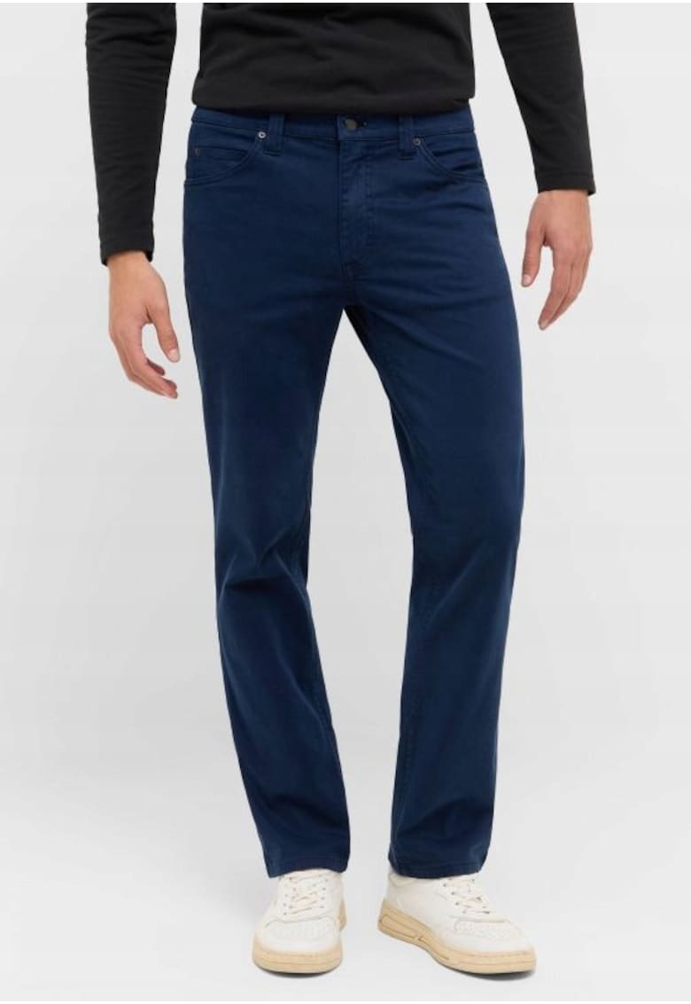 Blugi Barbati - Tramper Straight - Straight Fit - Talie Medie - Fermoar - Lungi - 5 Buzunare - Bumbac - W32-L30 US - Albastru