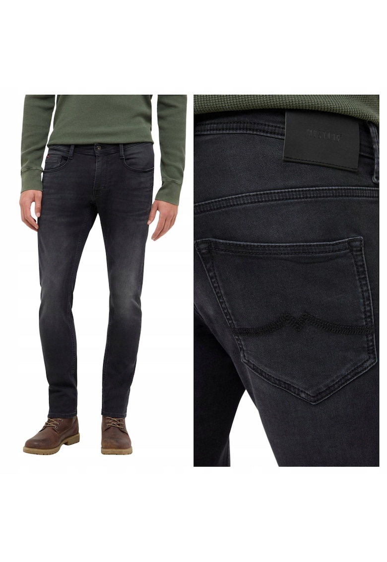Blugi Style Oregon Slim Fit - Negru