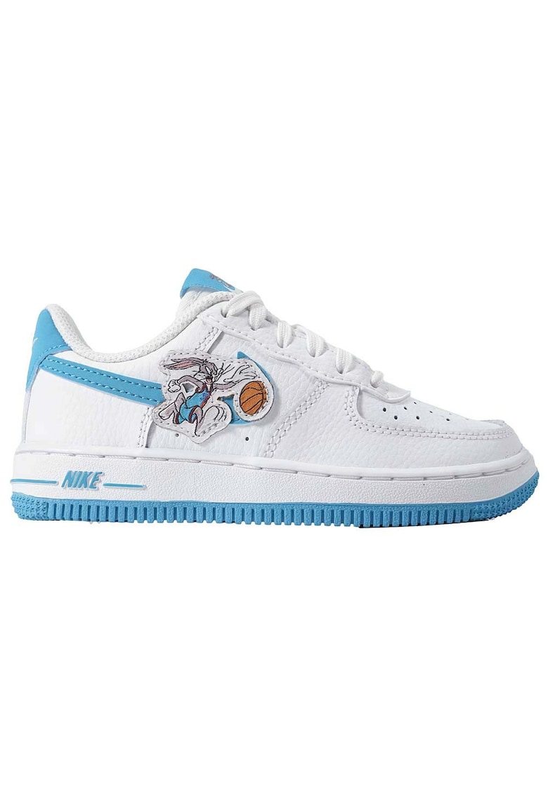 Pantofi sport Force 1 '06 - alb - piele - colaborare Bugs si Lola Bunny -