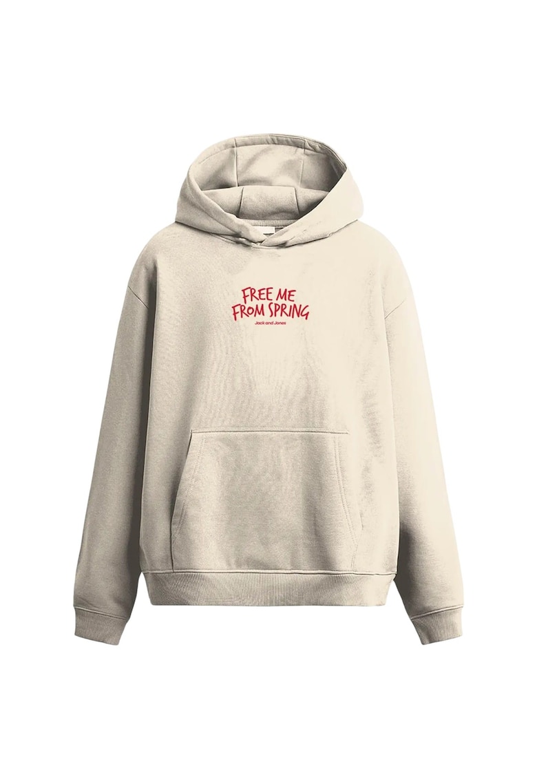 Hanorac JACK &JONES Object Sweat Hood Smu 54505 - Bej