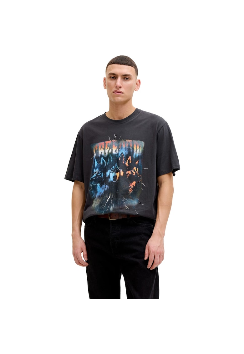 Tricou JACK &JONES Band 54470 - Negru