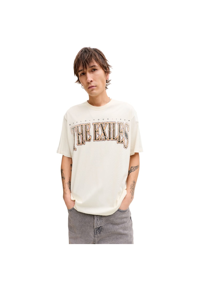 Tricou JACK &JONES Band 54455 - Bej