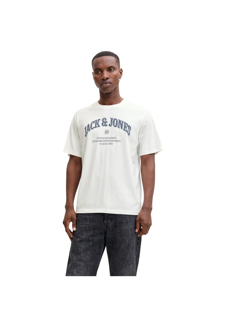 Tricou JACK &JONES Denver Graphic 54440 - Alb