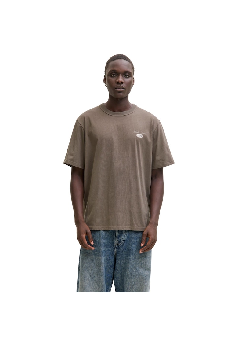 Tricou JACK &JONES Dover Graphic 54317 - Maro deschis