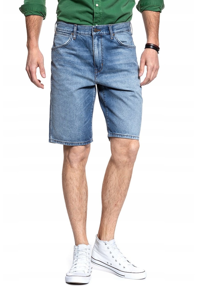 Pantaloni scurti barbati Denim Short - regular fit - albastru - bumbac -