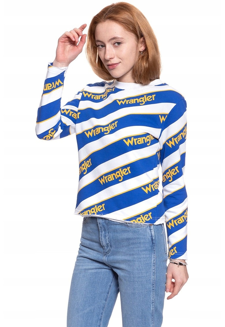 Bluza dama B&Y ALL OVER SWT - regular fit - 100% bumbac