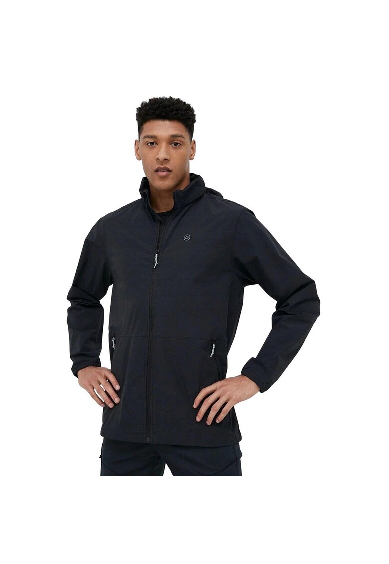 Jacheta sport barbati - poliamida/elastan - negru