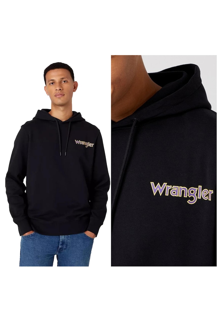 Hanorac barbati Graphic negru - Negru