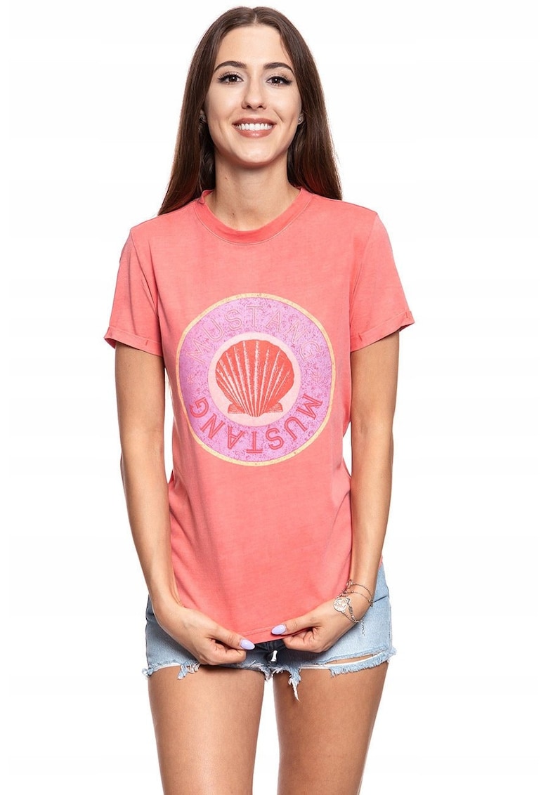 Tricou dama 1009475 8204 - Bumbac - Roz - Marime