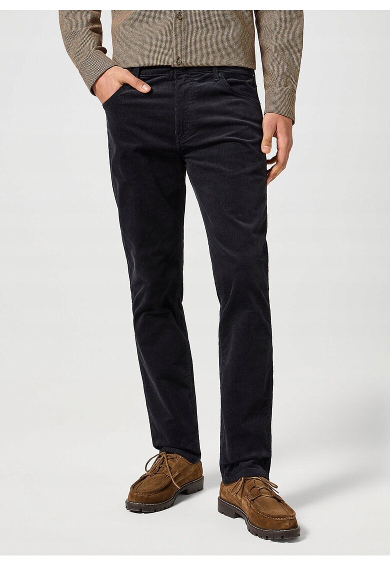 Pantaloni barbati GREENSBORO - regular fit - negru - bumbac si elastan -