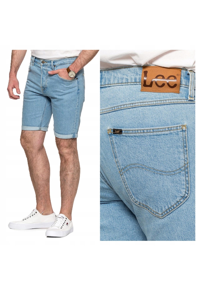 Pantaloni scurti barbati 5 POCKET SHORT - albastru - bumbac -