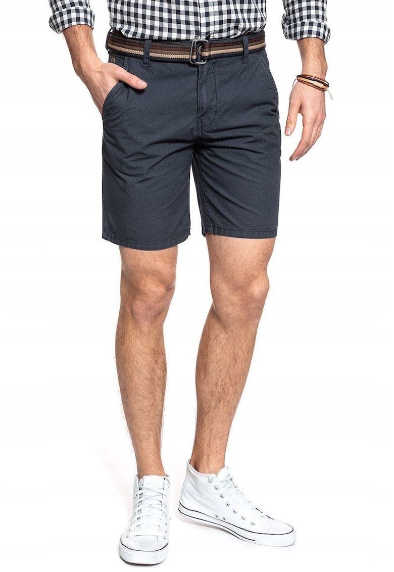 Pantaloni scurti Denver Short - albastru - bumbac