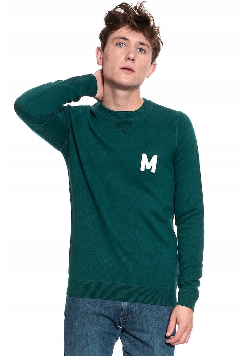 Pulover barbati EMIL - casual - confortabil - verde - bumbac