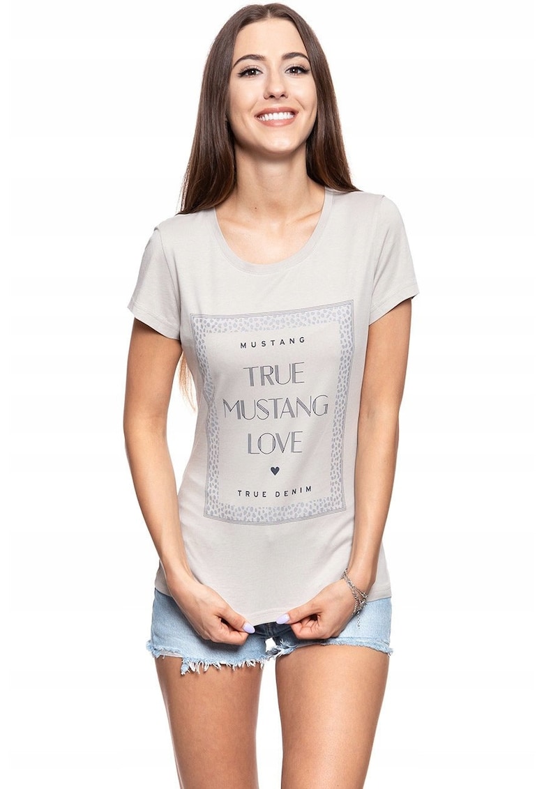 Tricou dama 1008973 4025 - Bumbac - Gri - Marime