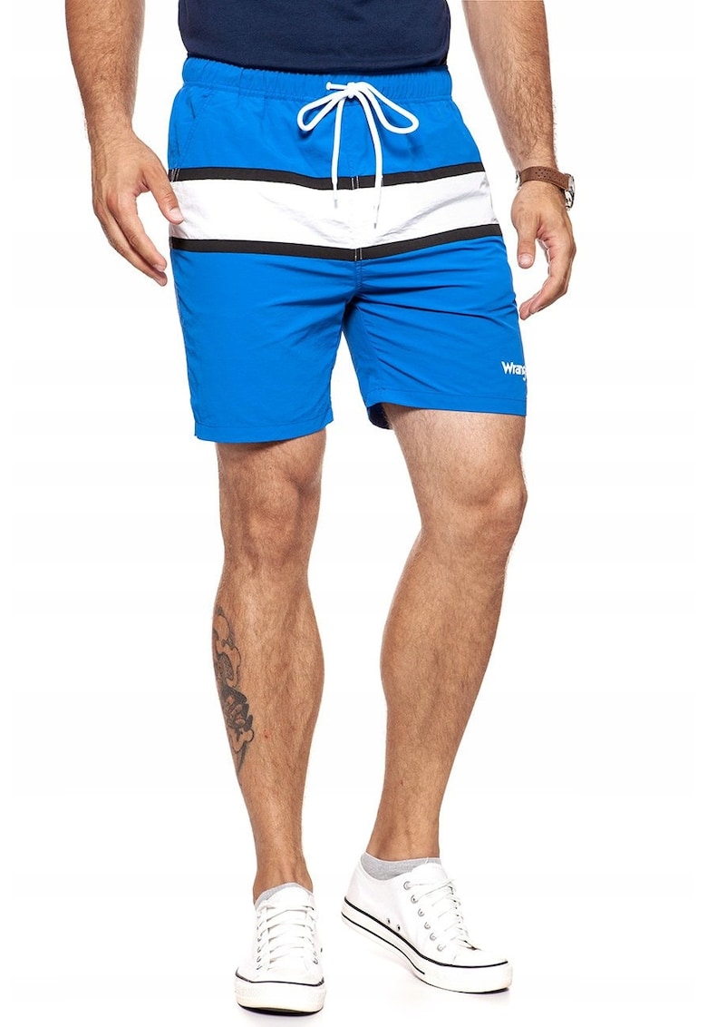 Pantaloni scurti barbati SWIMSHORT - albastru - poliamida - croiala regular fit - Marime