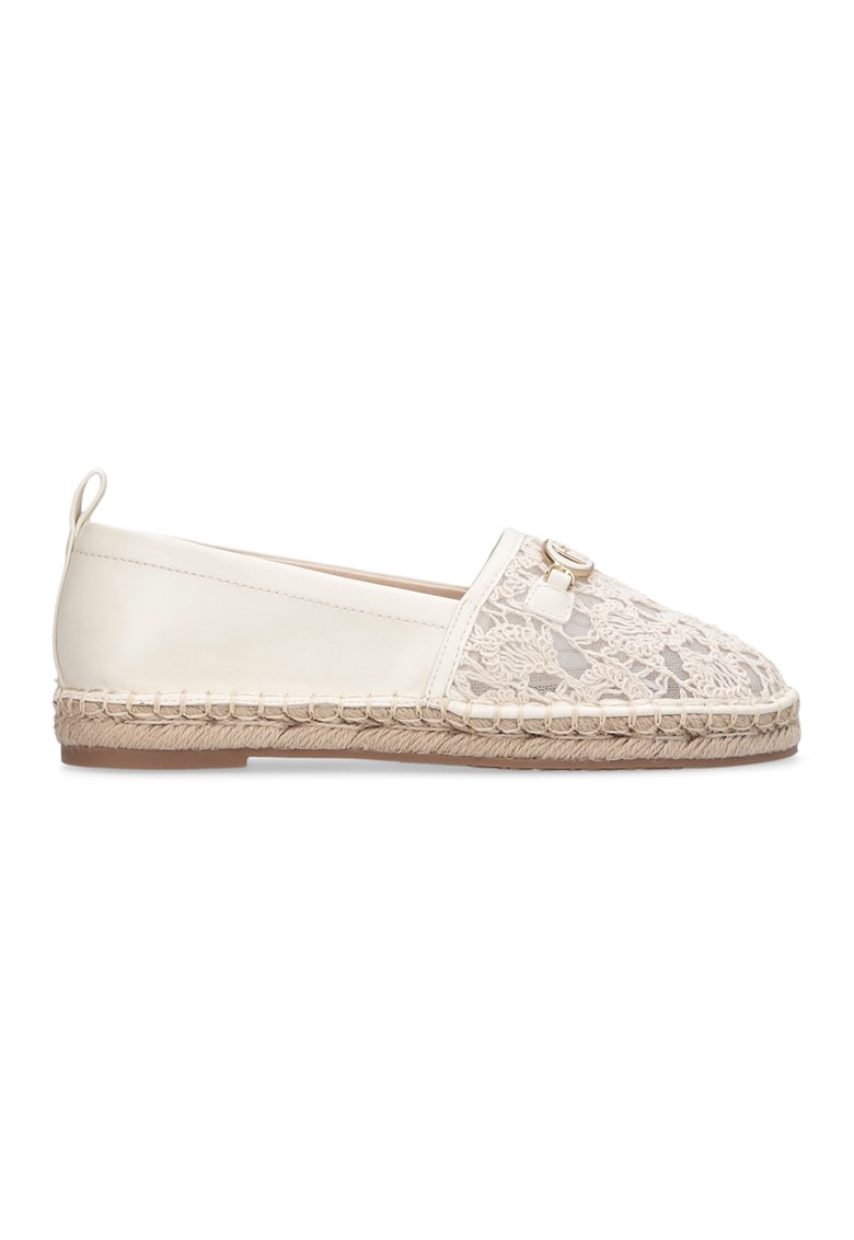 Espadrile cu broderie frontala - Bej deschis