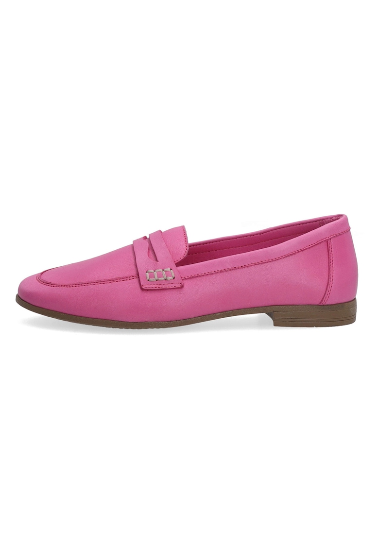 Pantofi loafer uni din piele