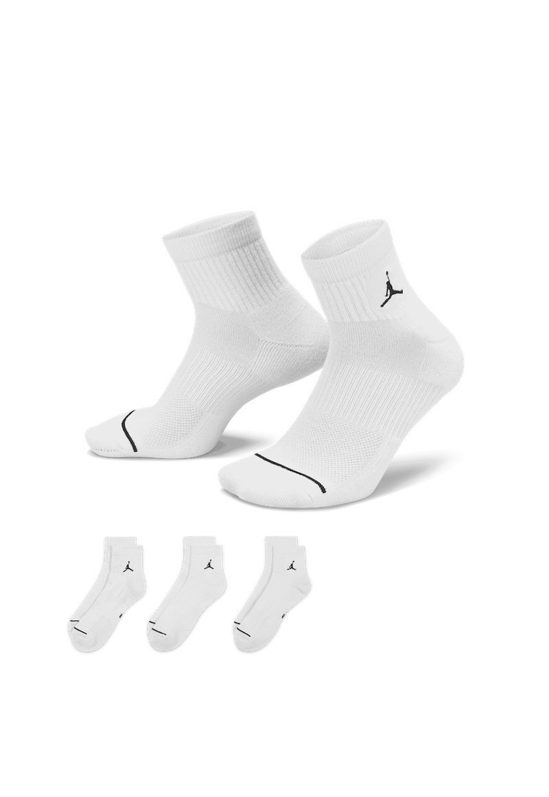 Sosete Jordan - set de 3 - poliester - negru - L