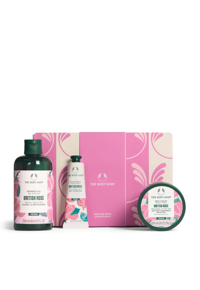 Set cadou Essentials - 54875 - Trandafir - 30 ml/200 ml/250 ml