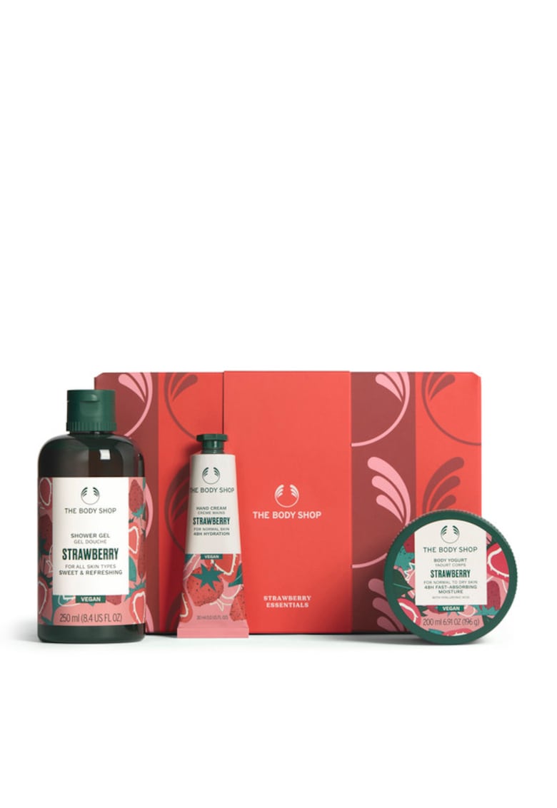 Set cadou Essentials - 54875 - Capsuni/Fructat - 30 ml/200 ml/250 ml