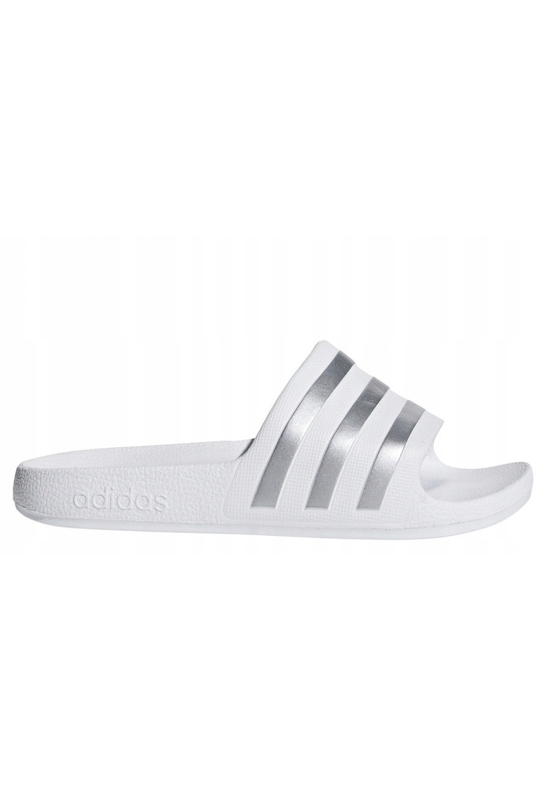 Adilette slapi cu logo metalizat -