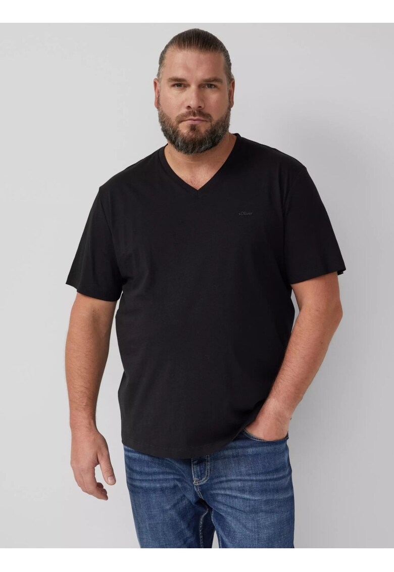 Tricou cu decolteu in V