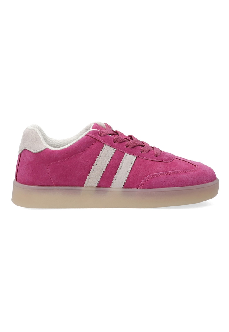 Pantofi sport din piele intoarsa cu profil jos