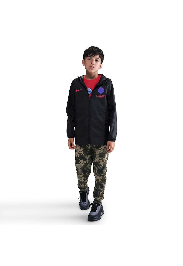 Bluza pentru copii PSG Y NK Academy PR Hd Rn Jacket 3R - Negru