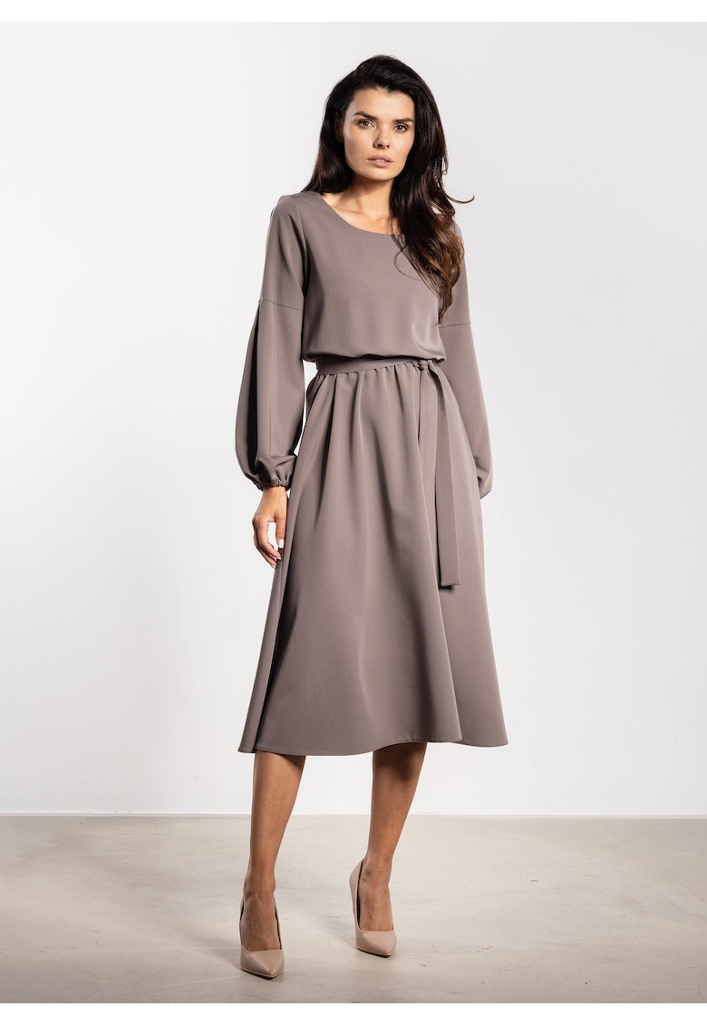 Rochie midi - A742 - Bej