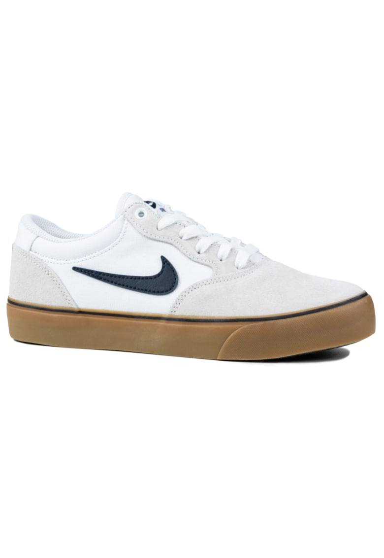 Pantofi sport barbati SB Chron 2 - albi - piele intoarsa